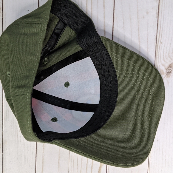 Official Uniform FLEXFFIT Cap for Webelos Cub Scout Green Plaid S/M - Picture 7 of 9